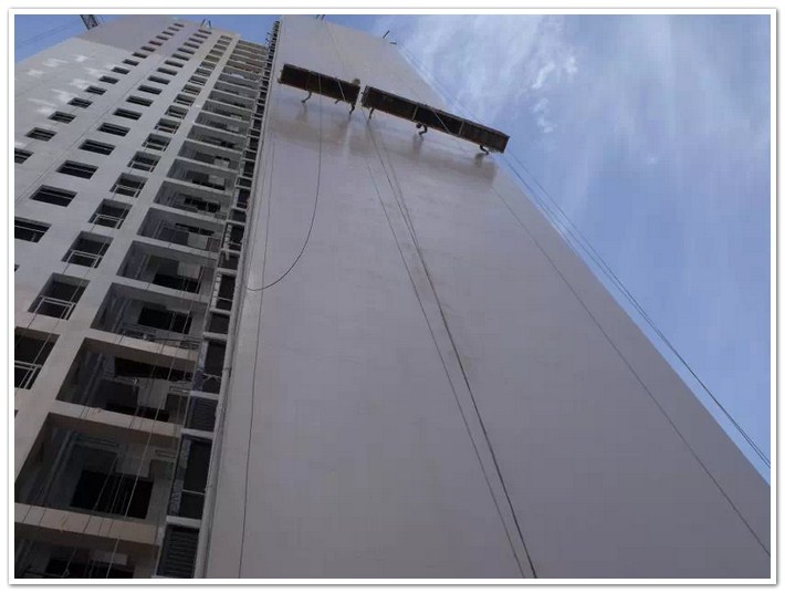 湖北十堰外墻工程啟用40萬友情漆